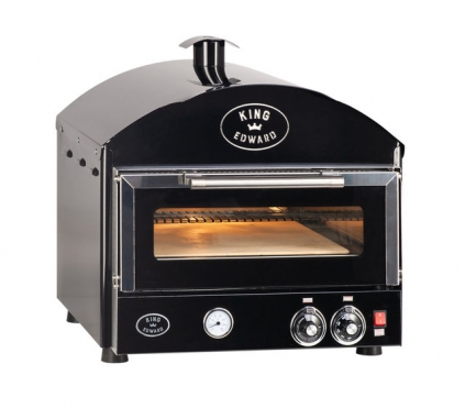 King Edward PK1 Single Deck Pizza King Oven - Black Or Red
