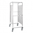 Vogue Stainless Steel Gastronorm Racking Trolley 15 Level