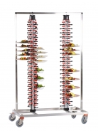 PLATEMATE Twin Column Mobile Banqueting Trolley - 3 Sizes Available