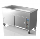 NordStar 1500mm Wide Hot Cupboard With Bain Marie x4 1/1 GN