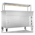 NordStar 1500mm Wide Hot Cupboard Bain Marie With Heated Gantry x4 1/1 GN
